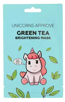 Тканевая маска для лица UNICORNS APPROVE с экстрактом чая "придающая сияние", 28 мл.