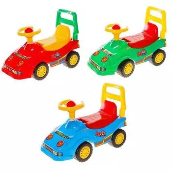 Толокар «Автомобиль для прогулок», с гудком-пищалкой, МИКС