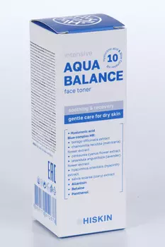 Тонер HISKIN Aqua Balance успок с фитокомплекс/гиалурон кисл д/лица, 150 мл