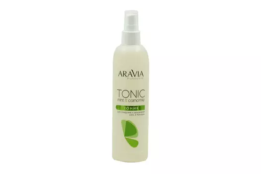 Тоник ARAVIA Professional д/очищения и увлажнения кожи с мятой и ромашкой, 300 мл