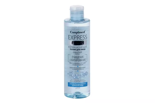 Тоник Compliment Express Fresh д/лица нормализующий/сужающий поры, 250 мл