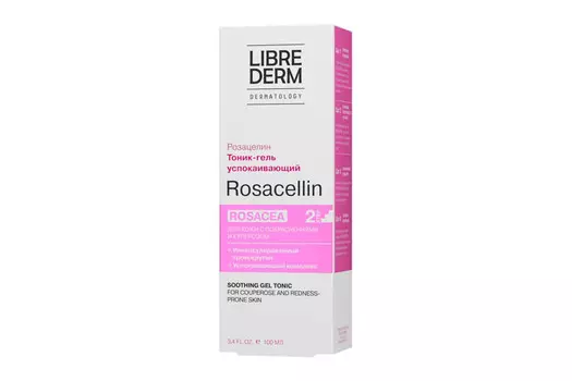 Тоник-гель Либридерм Розацеллин успокаивающ, 100 мл