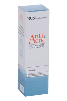 Тоник RCS AntiAcne д/комбинированной кожи лица склонной к акне, 200 мл