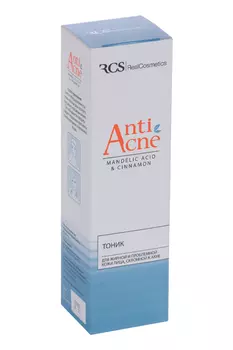 Тоник RCS AntiAcne д/жирной/проблемной кожи лица склонной к акне, 200 мл
