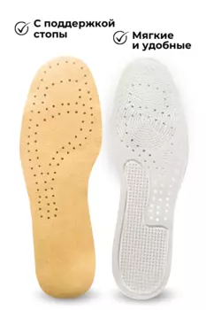 Тонкие гелевые ортопедические стельки INNORTO, р 35-36