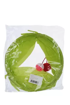 Тоннель Чистый котик д/кошек 50 см зеленый