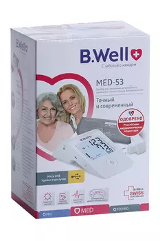 Тонометр автомат B Well Мед-53, +адаптер