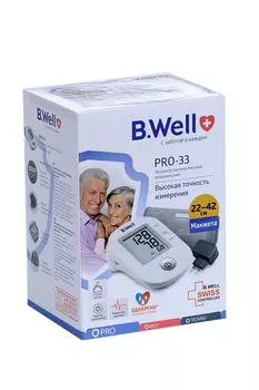 Тонометр автомат Би Вел PRO-33 адапт/универ манж