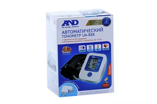 Тонометр автомат Эй Энд Ди UA-888 адапт/станд манж 22х32 см