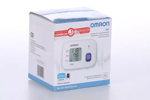 Тонометр автомат Омрон RS1 на запястье