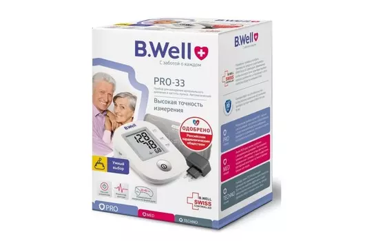 Тонометр B.Well PRO-33 M манжета 22/32 см индикатор аритмии