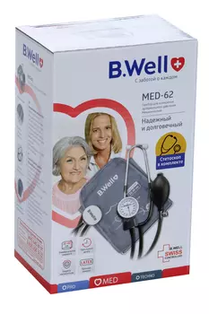 Тонометр мех Би Вел MED-62 +стетоскоп в комплект