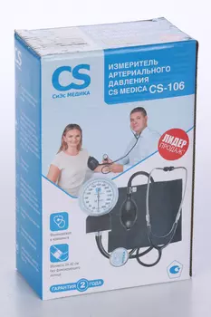 Тонометр мех CS Medica CS-106, с фонендоскопом