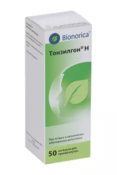 Тонзилгон Н, 50 мл, капли для приема внутрь