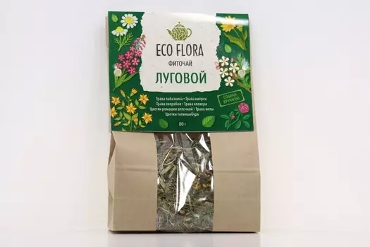 Травяной чай Эко Флора луговой, 80 г