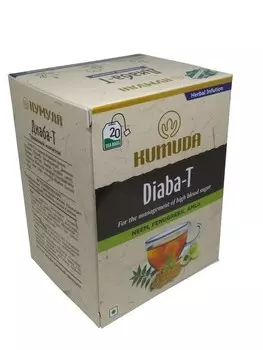Травяной напиток KUMUDA Диаба-Т д/ нормализации сахара в крови Ним/Пажитник/Амла, 40 г