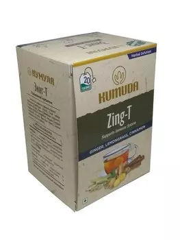 Травяной напиток KUMUDA Зинг-Т д/иммунитета Имбирь/Лемонграсс/Корица, 40 г