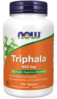 Трифала NOW 500 мг, 120 шт, таблетки