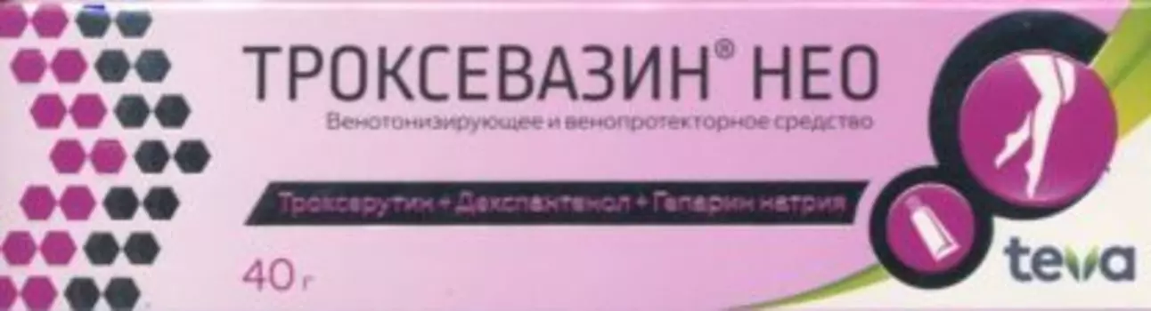 Троксевазин Нео, 40 г, гель