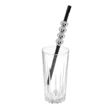 Трубочка д/коктейля «Череп», набор 5 шт