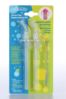 Трубочки ДрБраунэс для чашек-поильников 2 шт