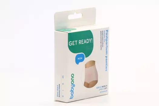 Трусики BabyOno послеродовые сетчатые многократного пользования р M, 2 шт