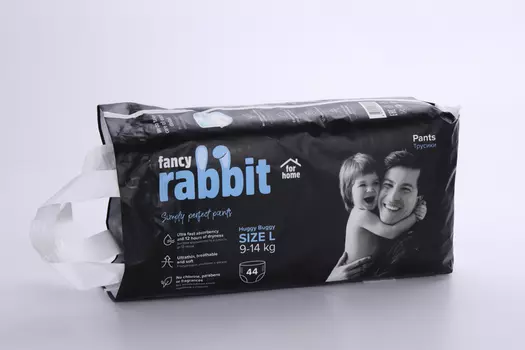 Трусики Fancy Rabbit for home L (9-14кг), 44 шт