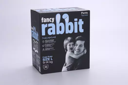 Трусики Fancy Rabbit L (9-14кг), 32 шт
