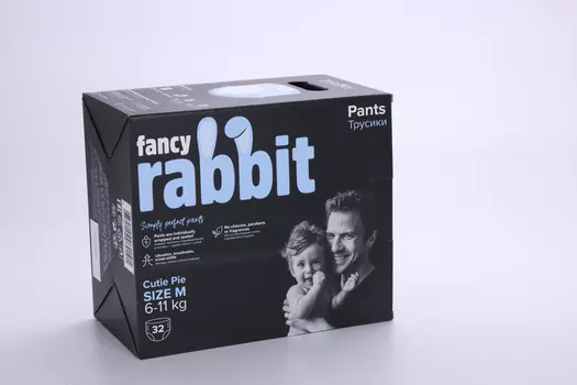Трусики Fancy Rabbit M (6-11кг), 32 шт