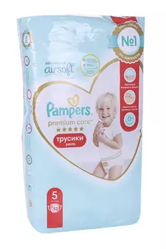 Трусики Памперс Pants Premium care 5 (12-17кг), 52 шт