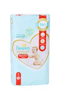 Трусики Памперс Премиум миди (6-11 кг), 48 шт