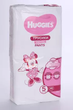 Трусики-подгузники HUGGIES для девочек 5 12-17 кг Disney Box 96 шт