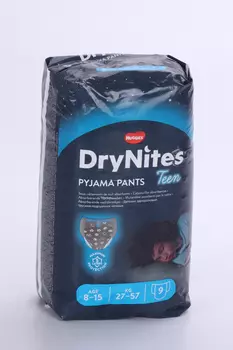 Трусики-подгузники HUGGIES DryNites для мальчиков 8-15 лет 9 шт (27-57 кг)