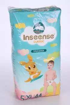 Трусики-подгузники Inseense Classic XL (12-17 кг), 44 шт, голуб