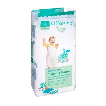 Трусики-подгузники Offspring L (9-14кг), 36 шт, Тропики