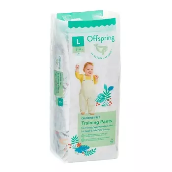 Трусики-подгузники Offspring L (9-14кг), 36 шт, Риф