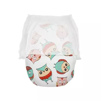 Трусики-подгузники Offspring M (6-11 кг), 42 шт, Совы