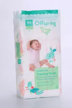 Трусики-подгузники Offspring M (6-11 кг), 42 шт, Небо