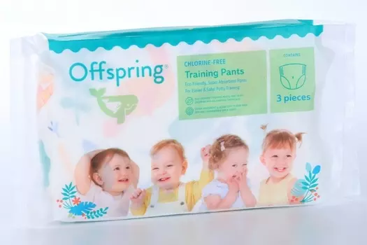 Трусики-подгузники Offspring Тревел пак M (6-11 кг), 3 шт, три расцветки