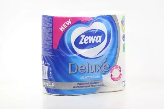 Туал бумага Зева делюкс 3-х сл