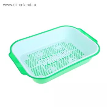 Туалет для кошек с сеткой №2, микс цветов