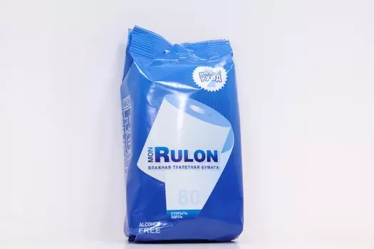 Туалетная бумага Мон Рулон влаж, 80 шт