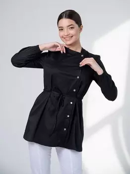 Туника-трапеция Mariita медицинская черный р 46