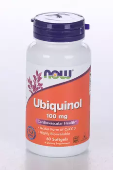 Убихинон, 100 мг, 60 шт, капсулы