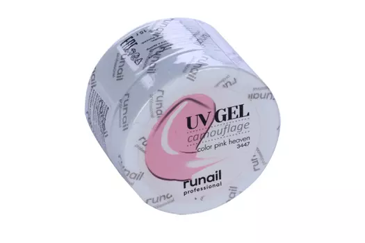 УФ-гель RuNail Professional камуфлирующий Розовые небеса 15 г