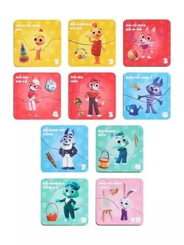 Умные пазлы-вкладыши Mapacha деревянные