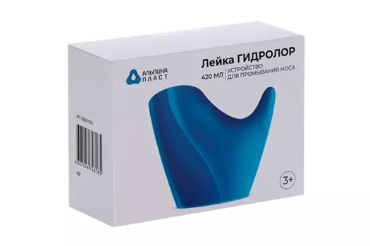 Устройство Гидролор Лейка д/промывания носа, 420 мл, синий