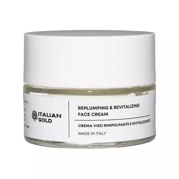 Увлажняющий и восстанавливающий крем для лица с гиалуроновой кислотой, Italian Gold, 50 мл, Италия