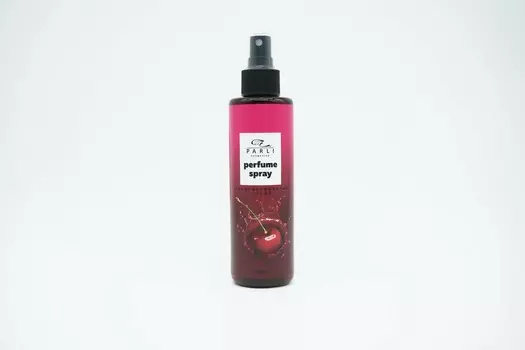 Увлажняющий парфюмированный спрей для тела Parli Cosmetics Вишня, 200 мл