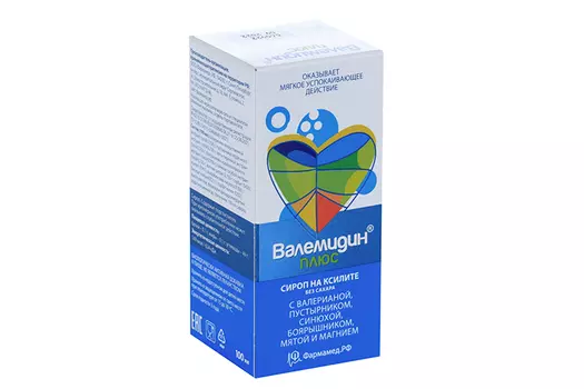 Валемидин Плюс, 100 мл, сироп